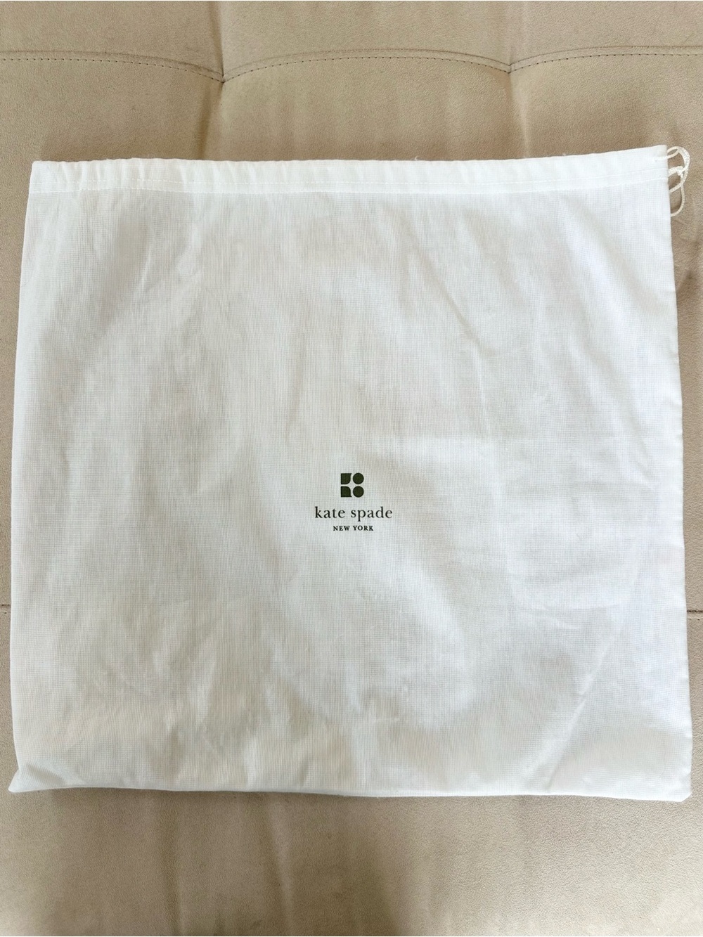 Kate Spade New York Drawstring Dustbag – 18.5” x 17” - Authentic